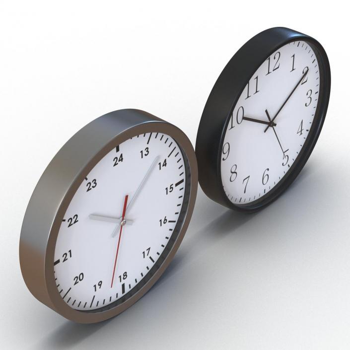 Office Clocks Collection 3D model