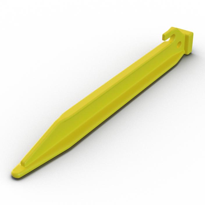 3D Plastic Tent Stake model