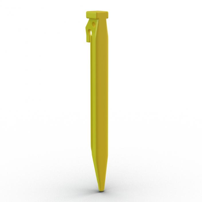 3D Plastic Tent Stake model