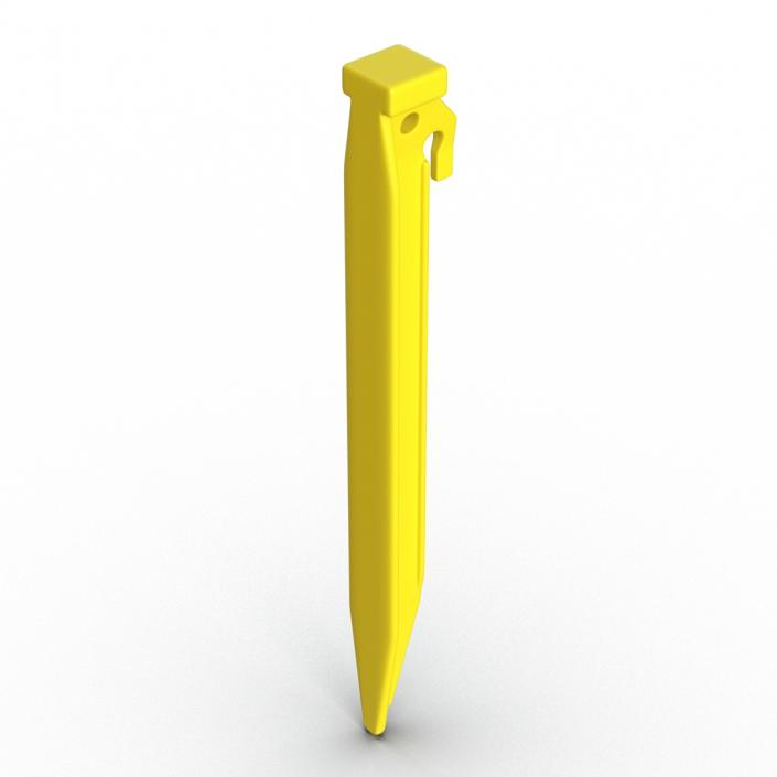 3D Plastic Tent Stake model