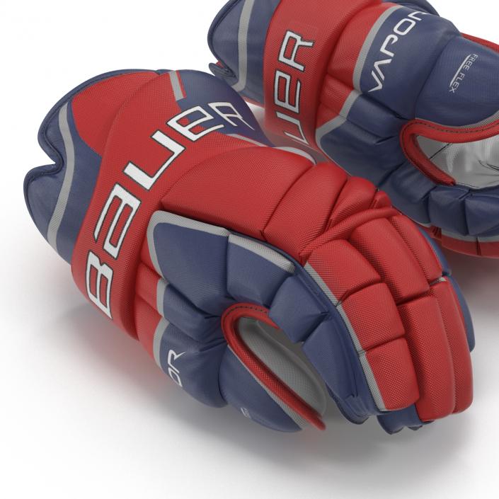 Hockey Gloves Bauer 3D model