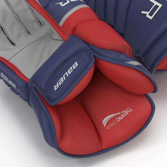 Hockey Gloves Bauer 3D model