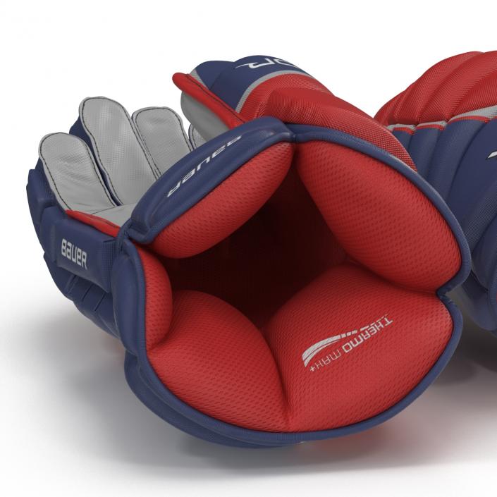 Hockey Gloves Bauer 3D model