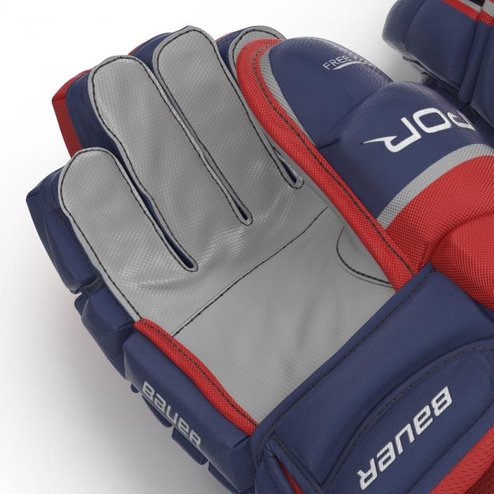 Hockey Gloves Bauer 3D model