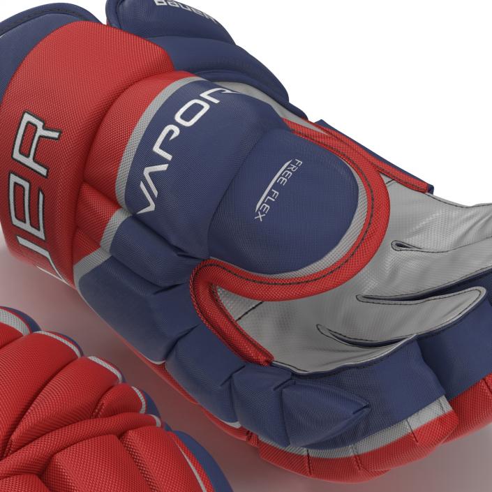 Hockey Gloves Bauer 3D model