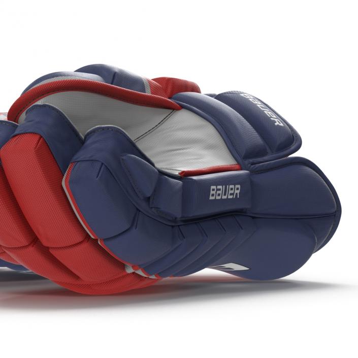 Hockey Gloves Bauer 3D model