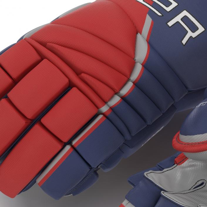 Hockey Gloves Bauer 3D model