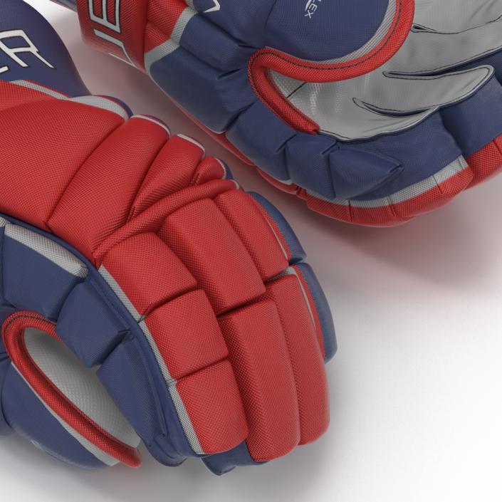 Hockey Gloves Bauer 3D model