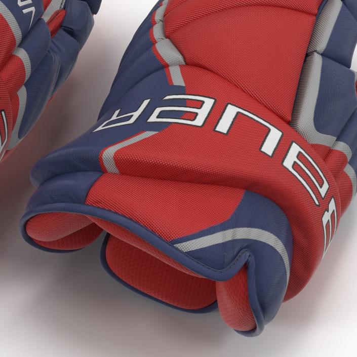 Hockey Gloves Bauer 3D model