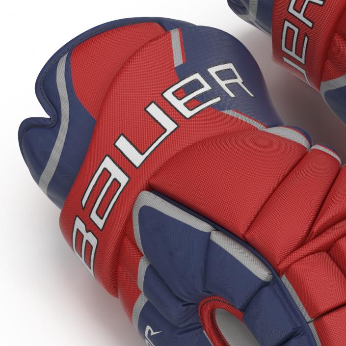 Hockey Gloves Bauer 3D model