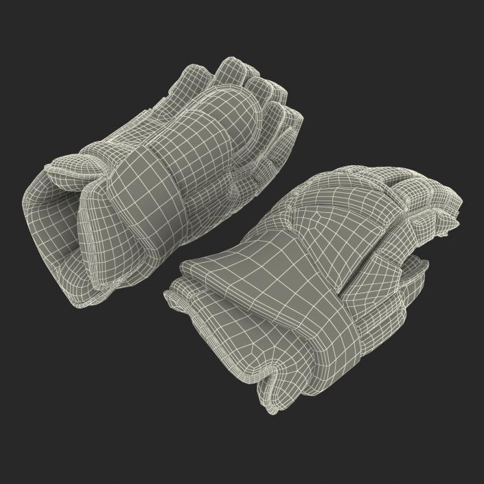 Hockey Gloves Bauer 3D model