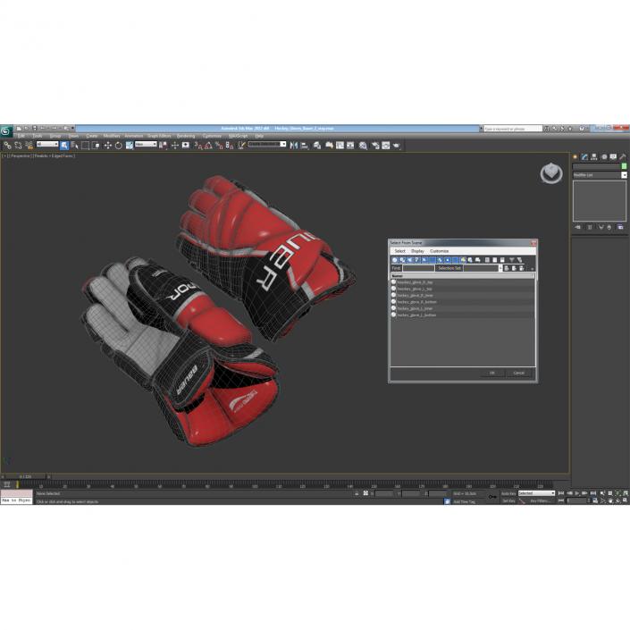 3D Hockey Gloves Bauer 2