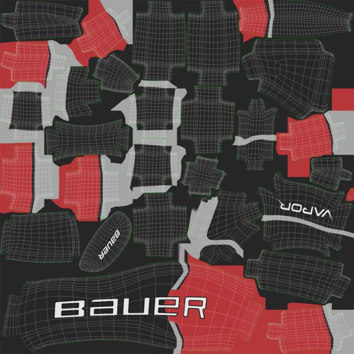 3D Hockey Gloves Bauer 3