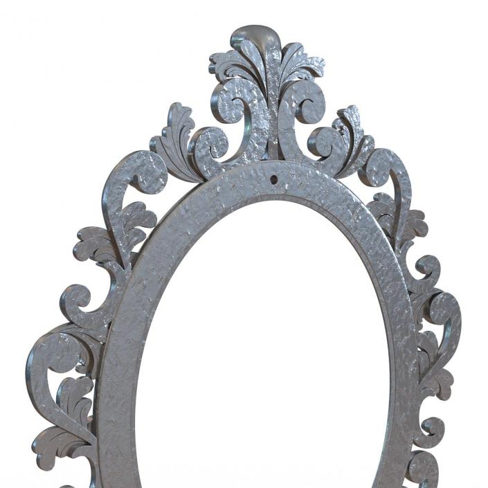 3D Baroque Picture Frame 6 model