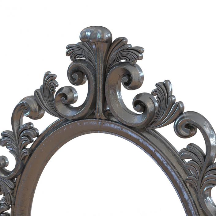 3D Baroque Picture Frame 6 model