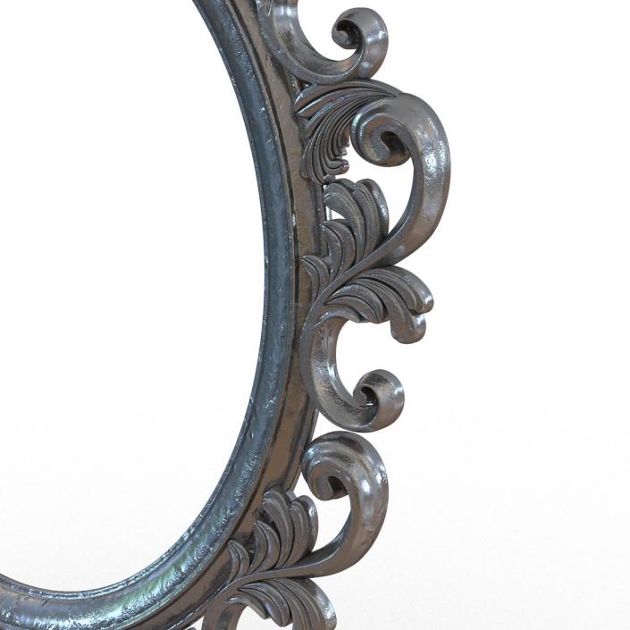 3D Baroque Picture Frame 6 model