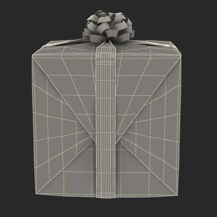 3D Giftbox 2 Silver