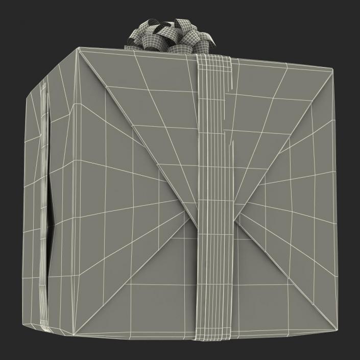 3D model Giftbox 2 Green