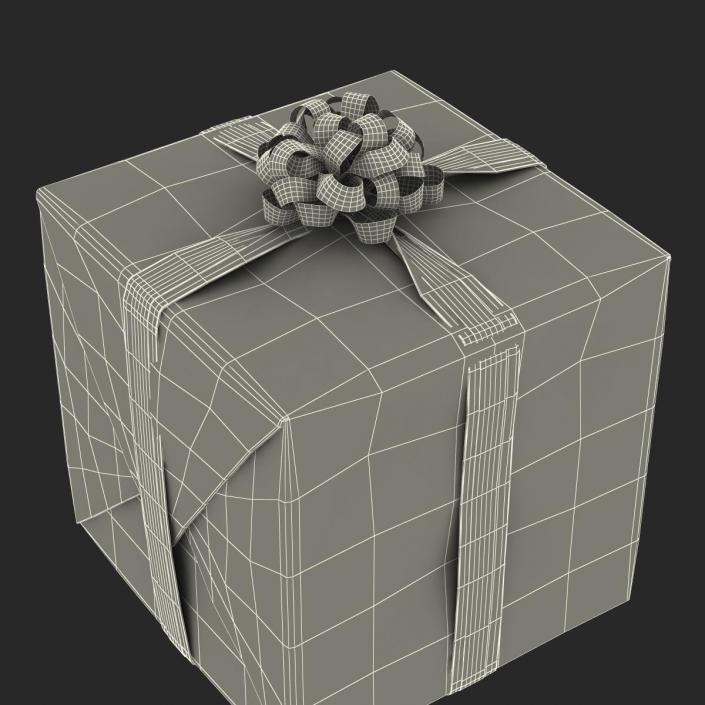 3D model Giftbox 2 Green