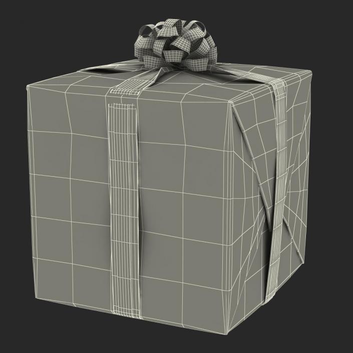 3D model Giftbox 2 Green