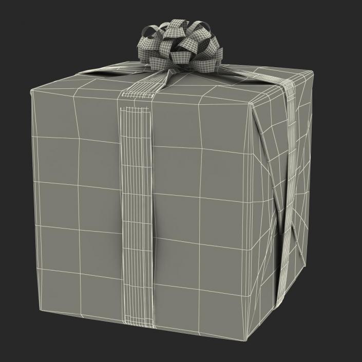 3D model Giftbox 2 Green