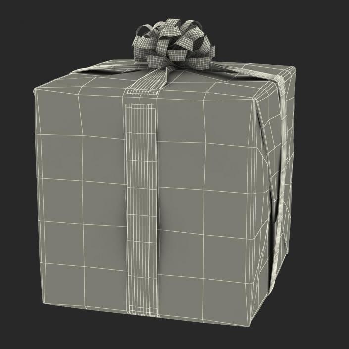 3D model Giftbox 2 Green