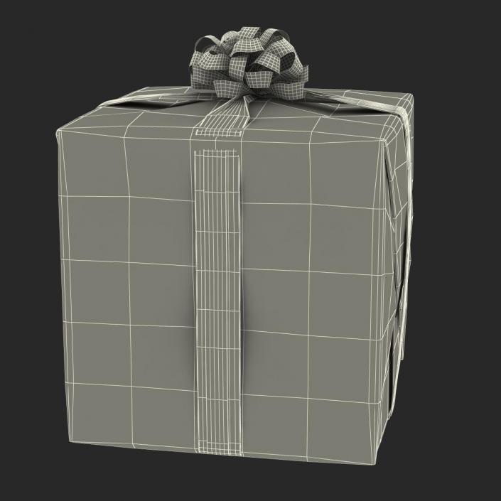 3D model Giftbox 2 Green