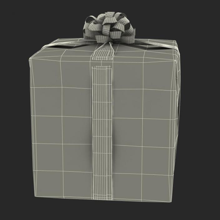 3D model Giftbox 2 Green