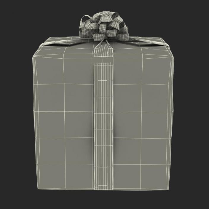 3D model Giftbox 2 Green