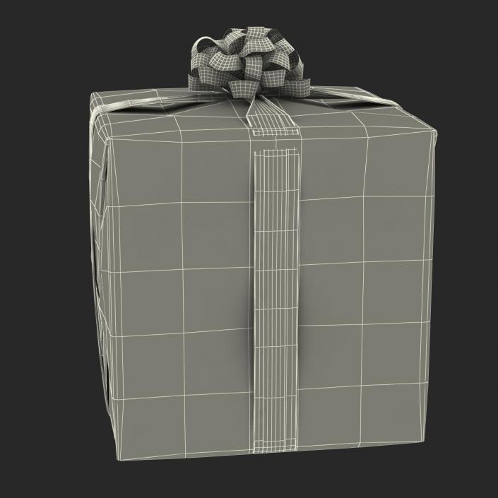 3D model Giftbox 2 Green