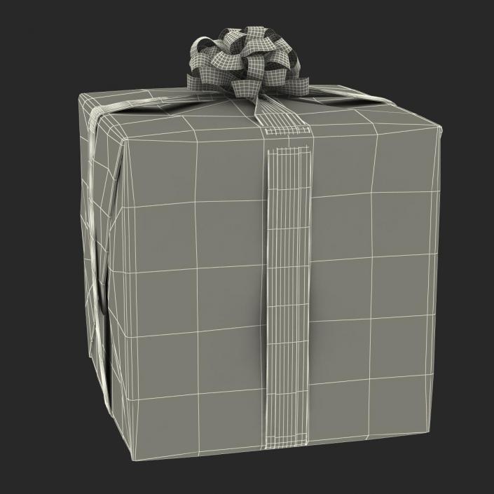 3D model Giftbox 2 Green