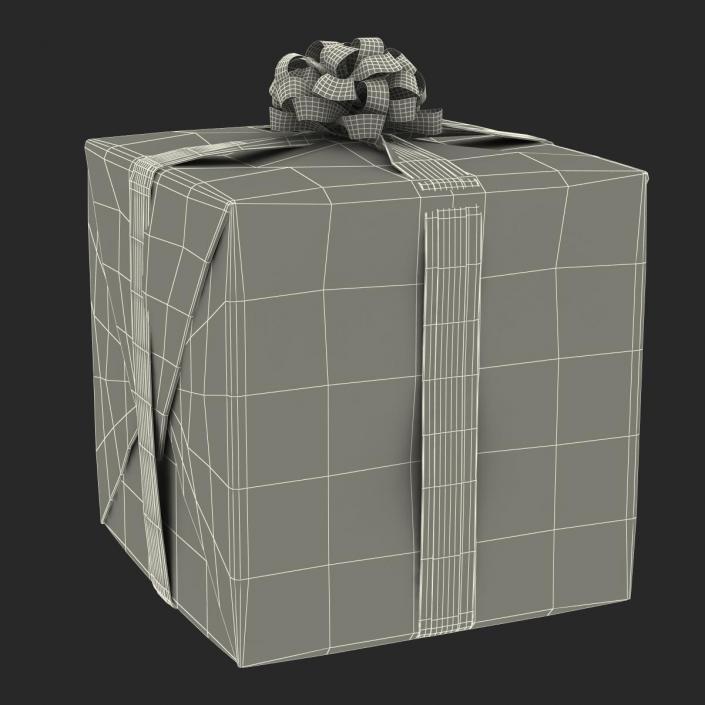 3D model Giftbox 2 Green