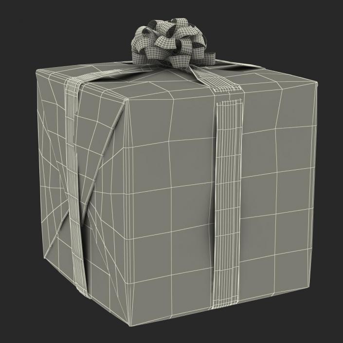 3D model Giftbox 2 Green