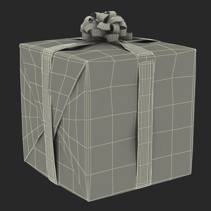 3D model Giftbox 2 Green