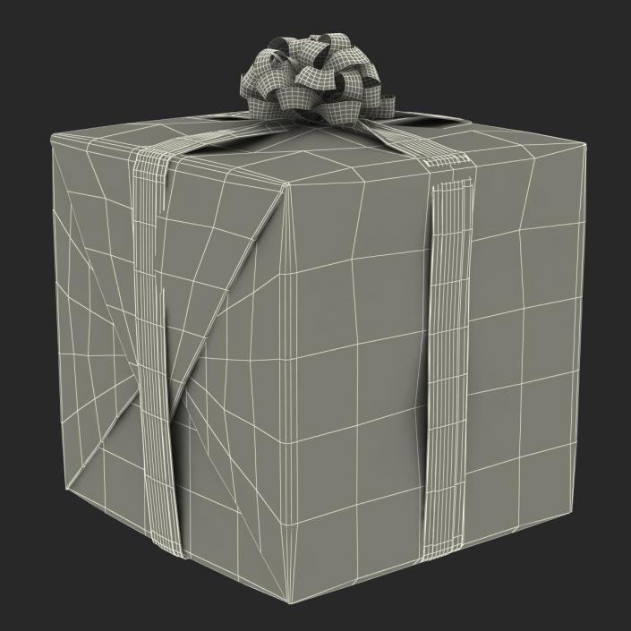 3D model Giftbox 2 Green