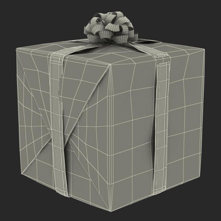 3D model Giftbox 2 Green