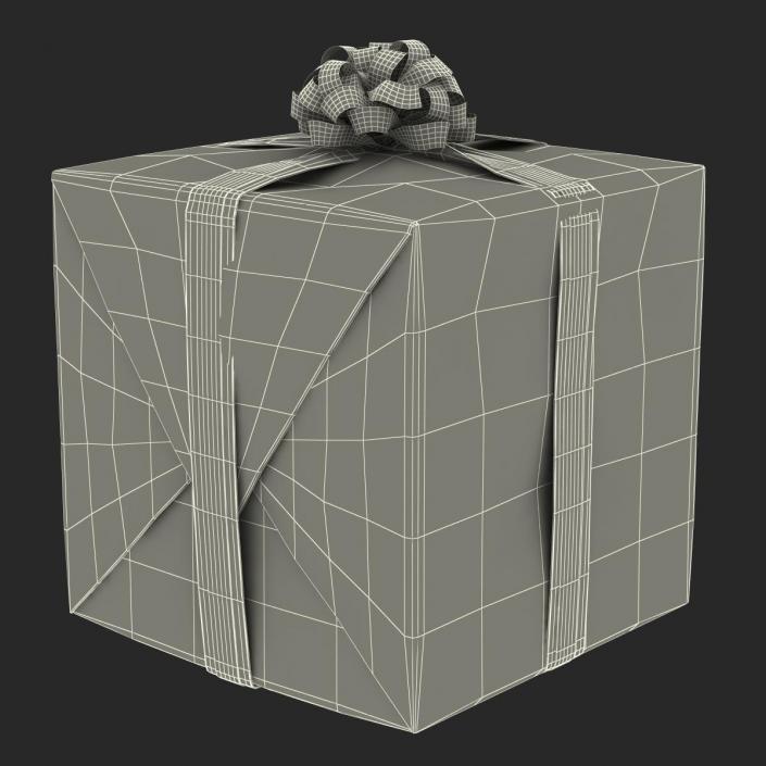 3D model Giftbox 2 Green