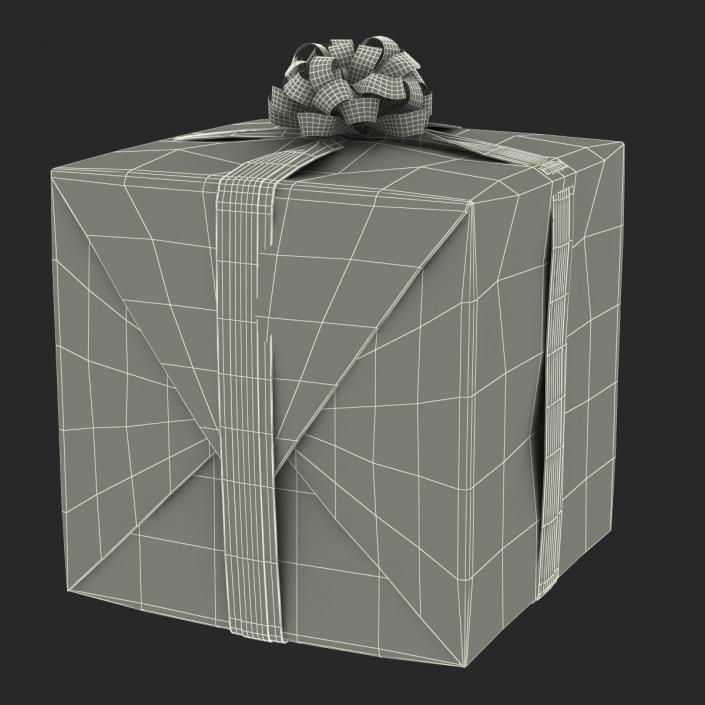 3D model Giftbox 2 Green