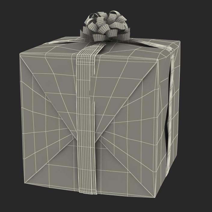 3D model Giftbox 2 Green