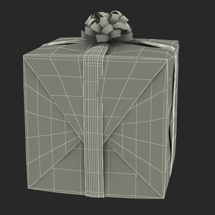 3D model Giftbox 2 Green