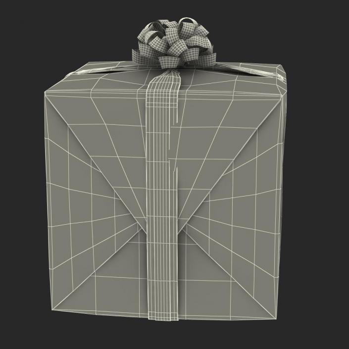 3D model Giftbox 2 Green