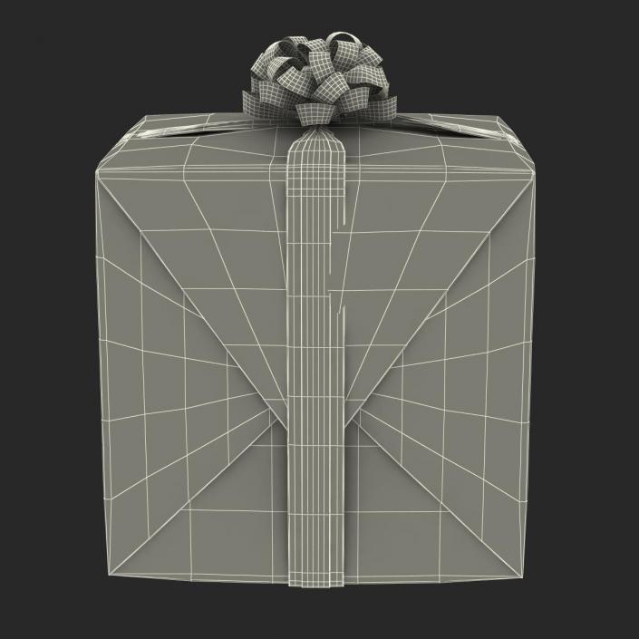 3D model Giftbox 2 Green