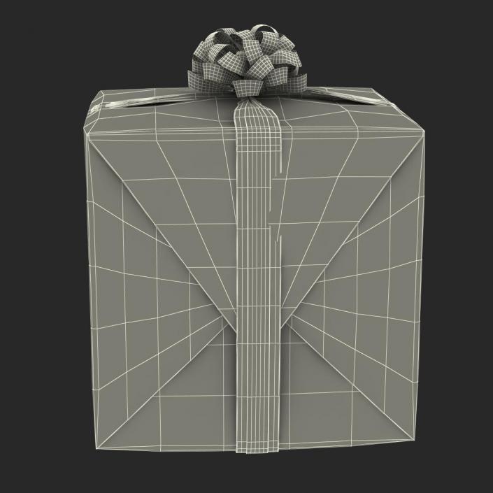 3D model Giftbox 2 Green