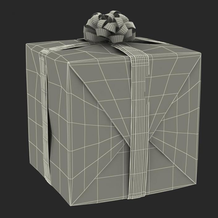 3D model Giftbox 2 Green