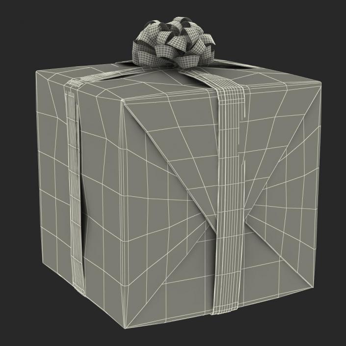 3D model Giftbox 2 Green