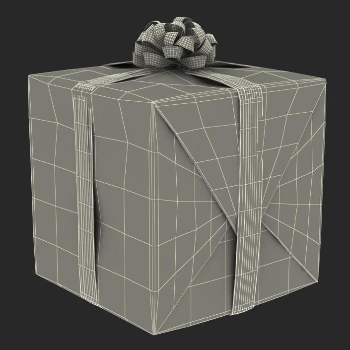 3D model Giftbox 2 Green