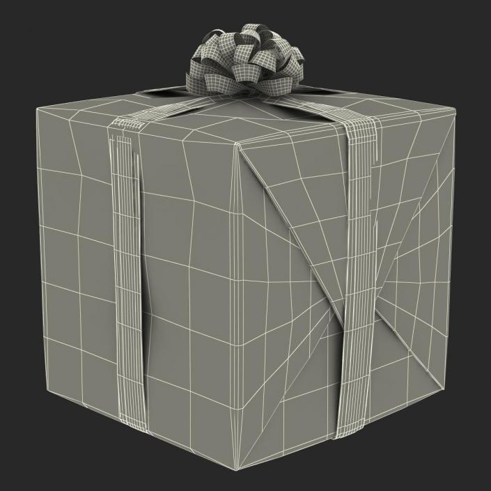 3D model Giftbox 2 Green