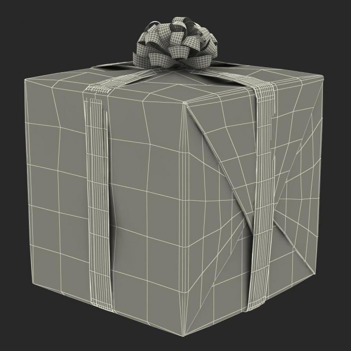 3D model Giftbox 2 Green