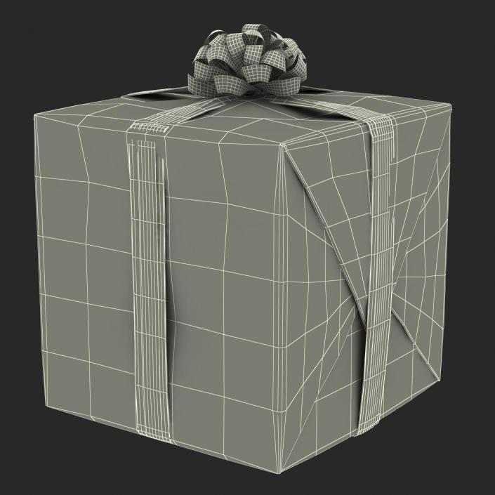 3D model Giftbox 2 Green