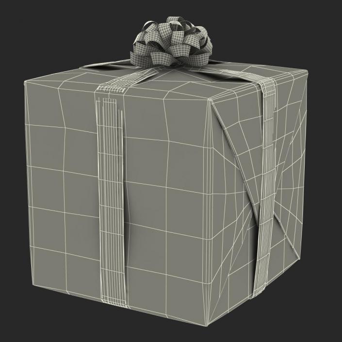 3D model Giftbox 2 Green